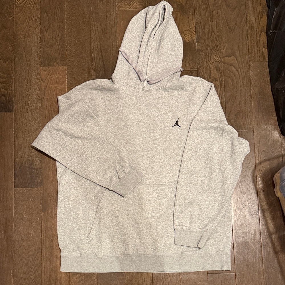 Jordan Gray Hoodie with Logo